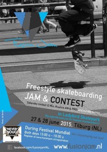 Fusion Jam Freestyle Skateboard Contest 2015
